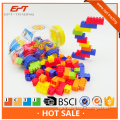 Top sale plastic building block box truck for kids